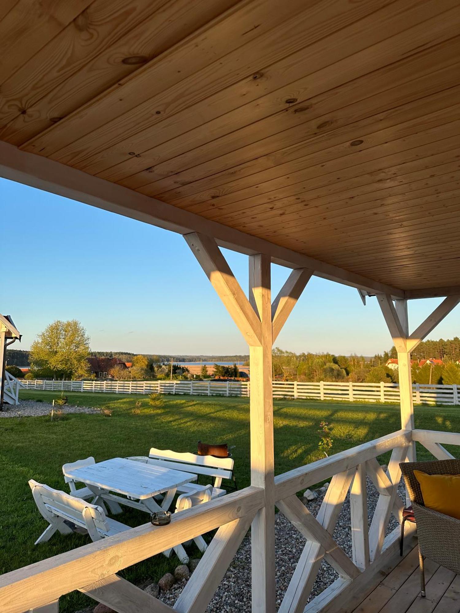 Gizycko-Przerwanki Domki Widok Na Mazury Extérieur photo
